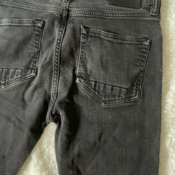 All Saints Gray Skinny Jeans with Distressed Finish - Picture 5 of 15